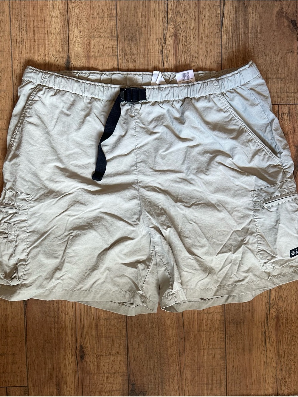 Columbia Light Beige Shorts with Adjustable Belt